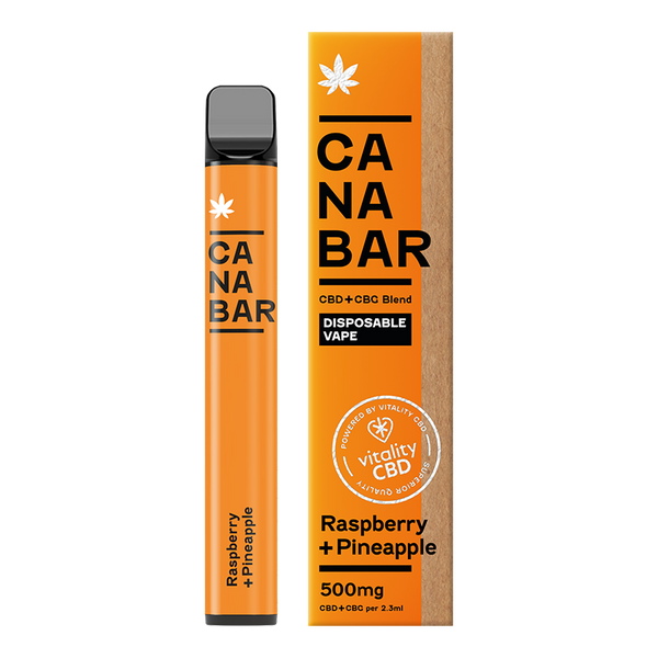 CANABAR - Raspberry + Pineapple Disposable Vape