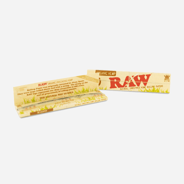 CARTINE RAW HEMP KING SIZE SLIM - GREEN WOLF